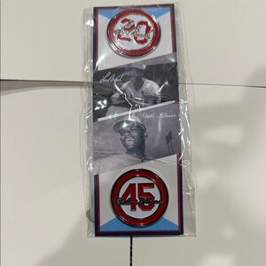 New Cardinals Baseball Bob Gibson and Lou Brock Pins Set ⚾️🏟️